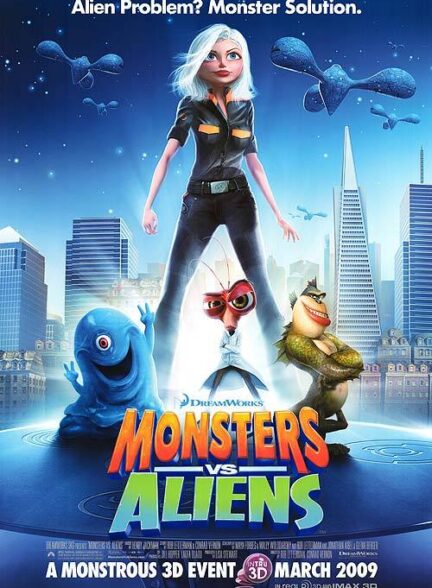 دانلود فیلم هیولاها علیه بیگانگان | Monsters vs. Aliens