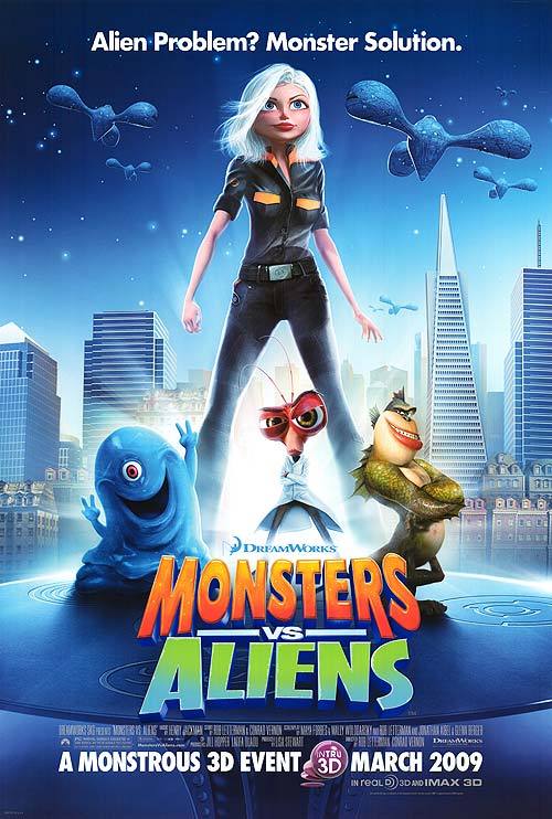 دانلود فیلم هیولاها علیه بیگانگان | Monsters vs. Aliens