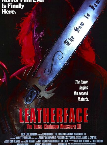 دانلود فیلم صورت چرمی: قتل عام با اره برقی تگزاس 3 | Leatherface: Texas Chainsaw Massacre III