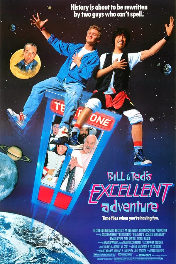 دانلود فیلم ماجراجویی شگفت انگیز بیل و تد | 1989 Bill & Ted’s Excellent Adventure