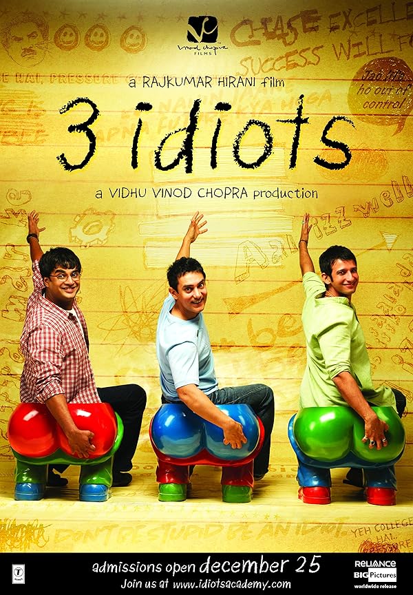 دانلود فیلم هندی 3 Idiots 2009 – سه احمق