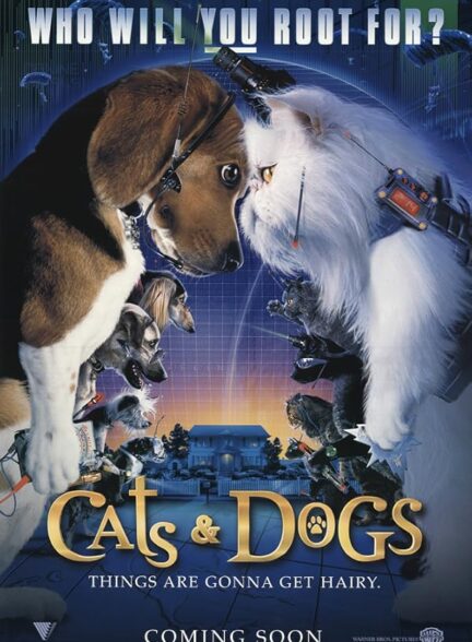 دانلود فیلم گربه و سگ | Cats & Dogs