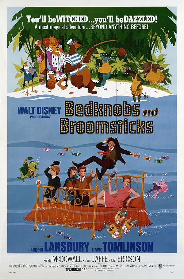 دانلود فیلم دستگیره تخت و جارو | Bedknobs and Broomsticks 1971