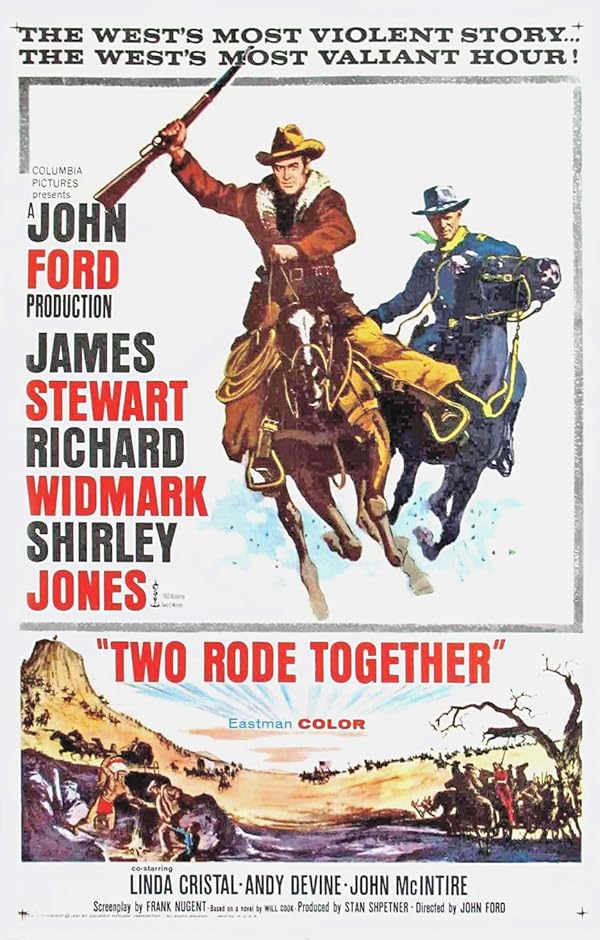 دانلود فیلم دو نفر با هم سوار شدند | Two Rode Together 1961