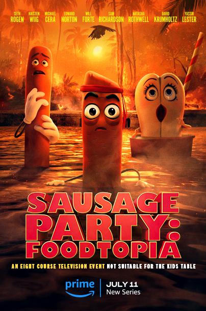 دانلود سریال جشن سوسیس:فودتوپیا |  Sausage Party: Foodtopia 2024