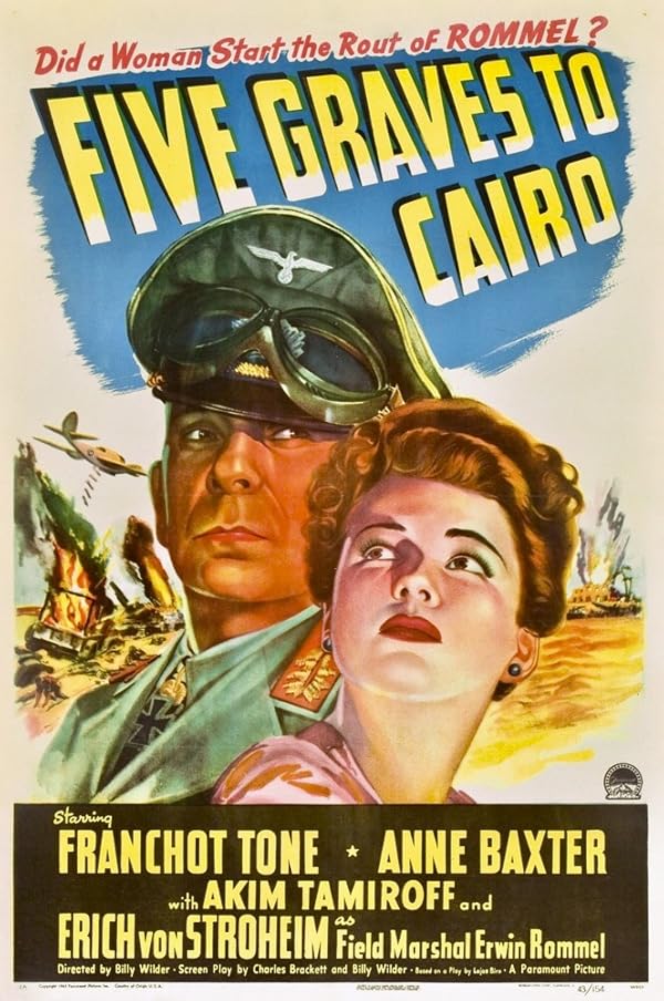 دانلود فیلم پنج گور به قاهره | Five Graves to Cairo 1943