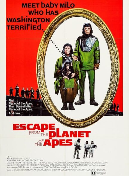 دانلود فیلم فرار از سیاره میمون ها | 1971 Escape from the Planet of the Apes