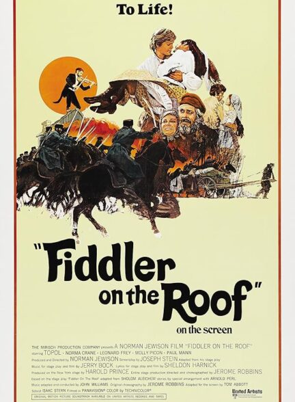 دانلود فیلم کمانچه نواز روی پشت بام | Fiddler on the Roof