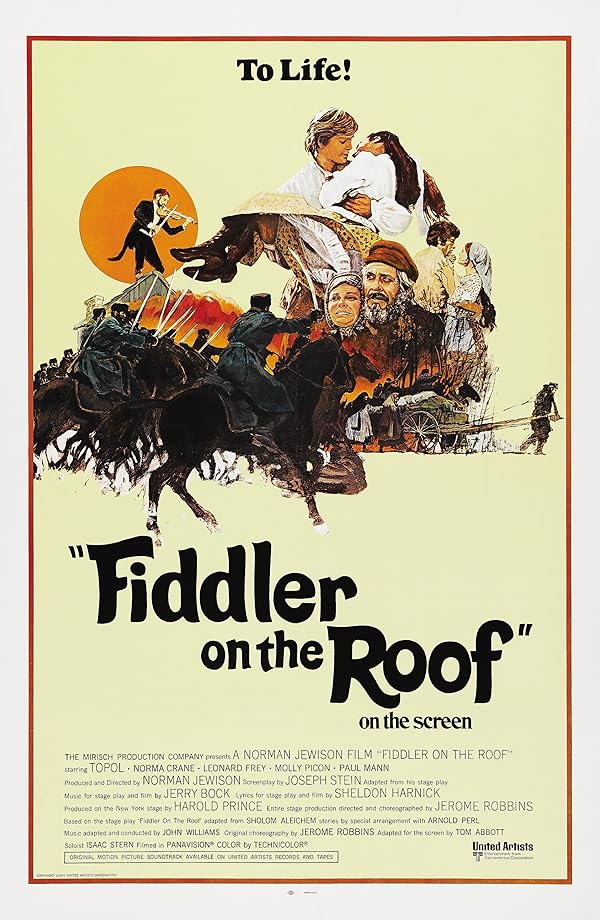 دانلود فیلم کمانچه نواز روی پشت بام | Fiddler on the Roof