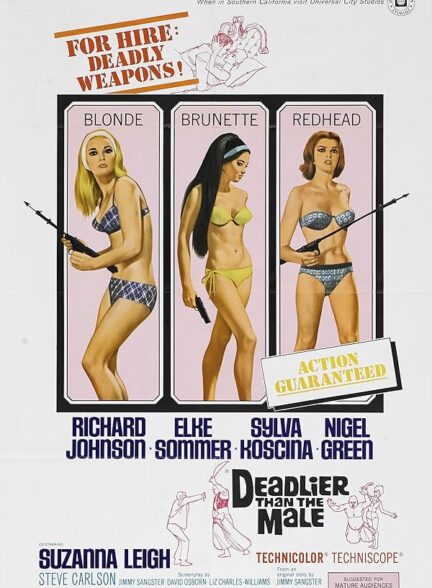 دانلود فیلم مرگبارتر از مرد | Deadlier Than the Male 1967