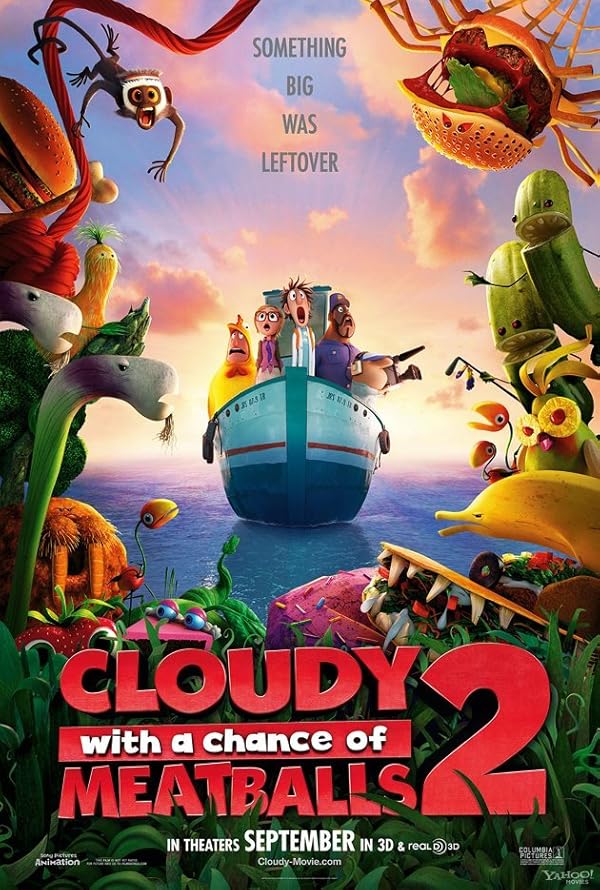 دانلود فیلم ابری با احتمال کوفته |  Cloudy with a Chance of Meatballs 2 2013