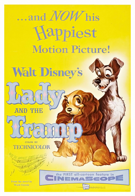 دانلود فیلم خانم و ولگرد | Lady and the Tramp 1955