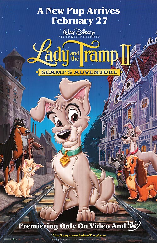 دانلود فیلم ماجراجویی اسکامپ | Lady and the Tramp 2: Scamp’s Adventure 2001