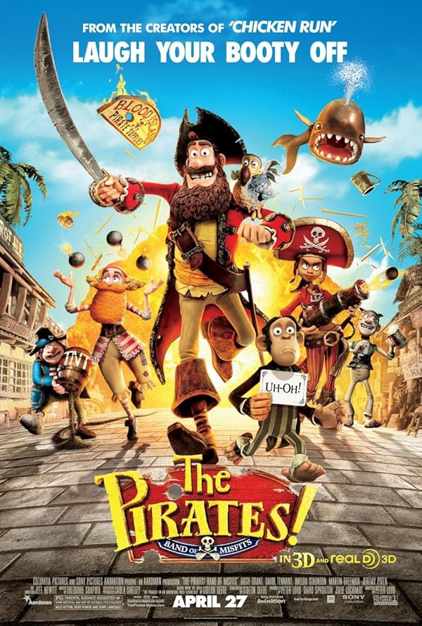 دانلود فیلم گروه نامناسب | The Pirates! Band of Misfits 2012