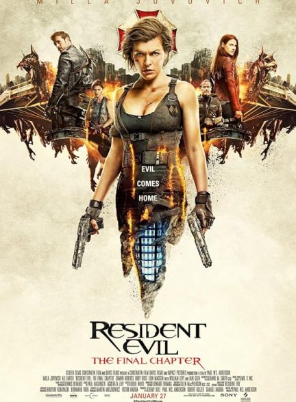 دانلود فیلم رزیدنت ایول: قسمت پایانی | 2016 Resident Evil: The Final Chapter